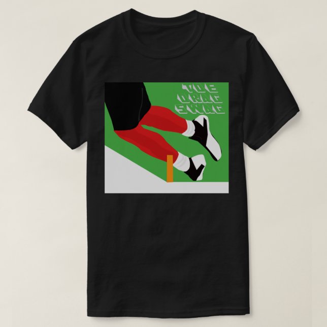 T-shirt Sticker de poignée (Design devant)