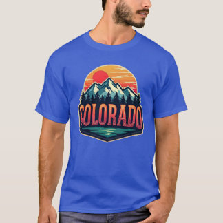 T-shirt Sticker Denver Colorado Montagnes Rocheuses Ville 