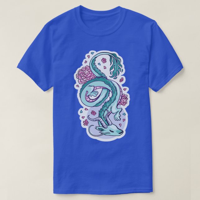 T-shirt Sticker Design Asien Dragon 1 (Design devant)