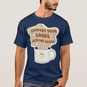 T-shirt Sticker du distributeur de caféine