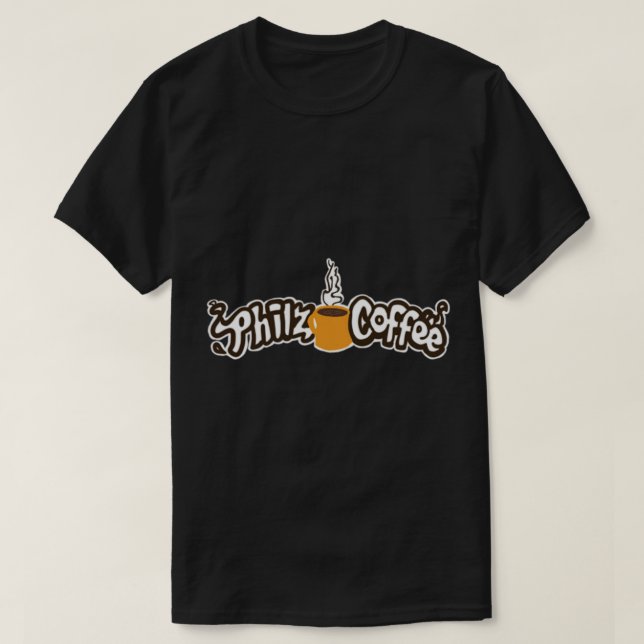 T-shirt Sticker du logo du café Philz (Design devant)