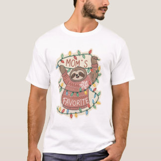 T-shirt Sticker Festive Sloth Meltdown : Ugly Sweater Holi