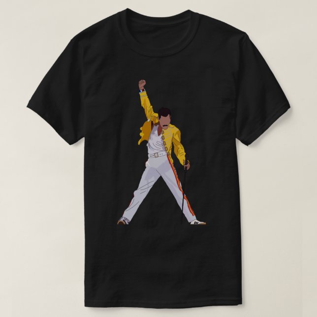T-shirt Sticker Freddie Mercury.png (Design devant)