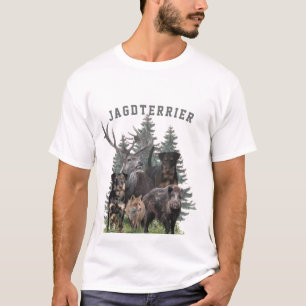 T-shirt Sticker Jagdterrier Dessous de verre en verre Cous