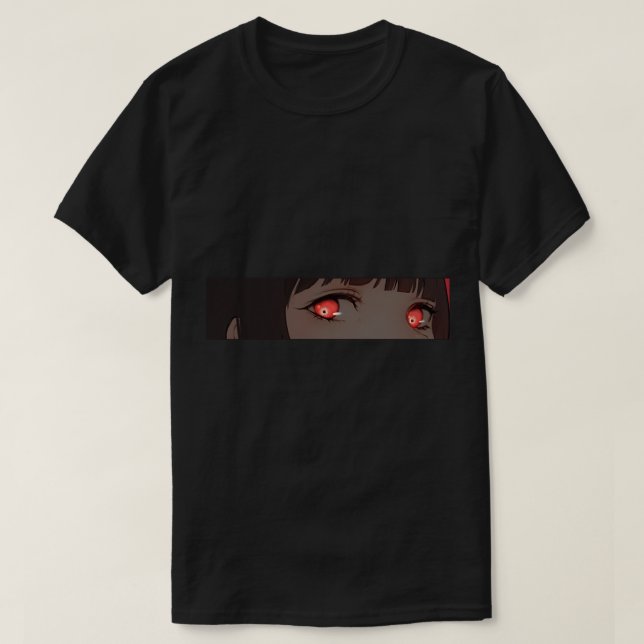 T-shirt Sticker Lewd Yumeko Eyes (Design devant)
