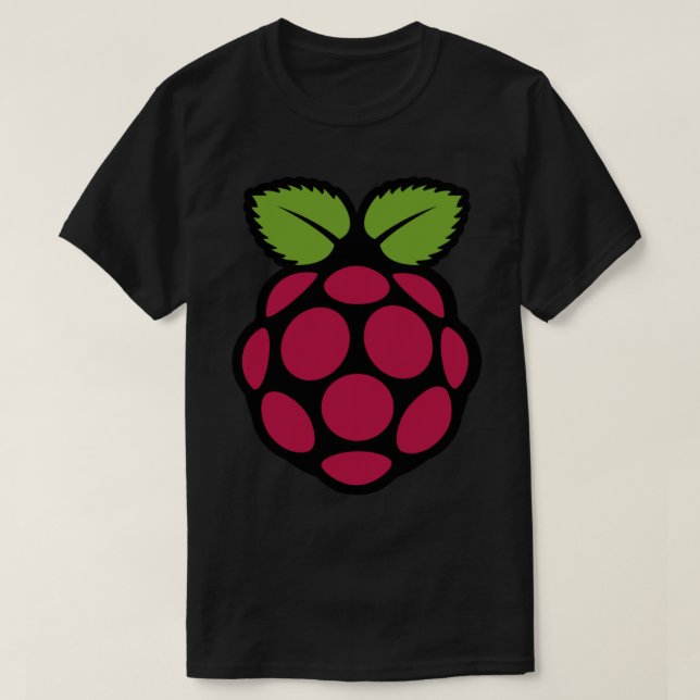 T-shirt Sticker logo Raspberry pi (Design devant)