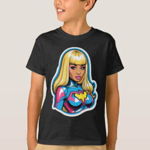 T-shirt Sticker Nicki Minaj Superhero