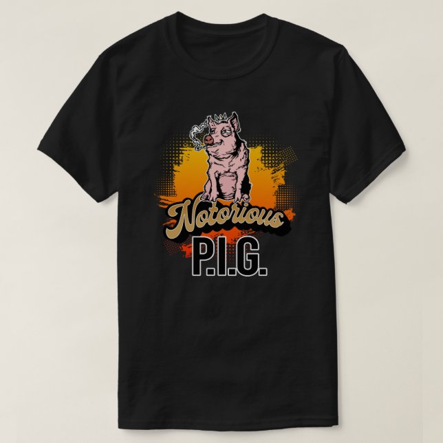 T-shirt Sticker P.I.G. (Design devant)