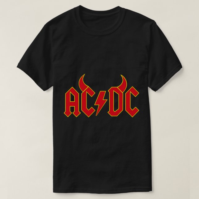 T-shirt Sticker pour les diables ACDC (Design devant)