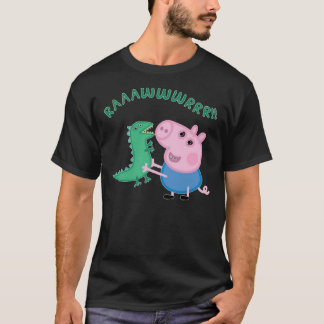 T-shirt Sticker pour les enfants George Pig