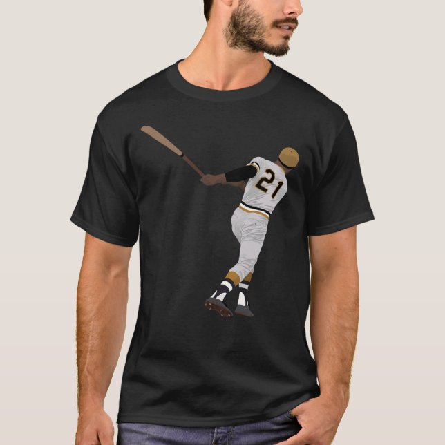 T-shirt Sticker Roberto Clemente (Devant)