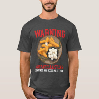 T-shirt Sticks Mozzarella Cravings Sticks Fromage vintage