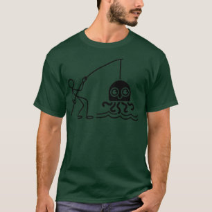 T-shirt Sticule de méduse Figure Jellyfish Fishing Drôle J