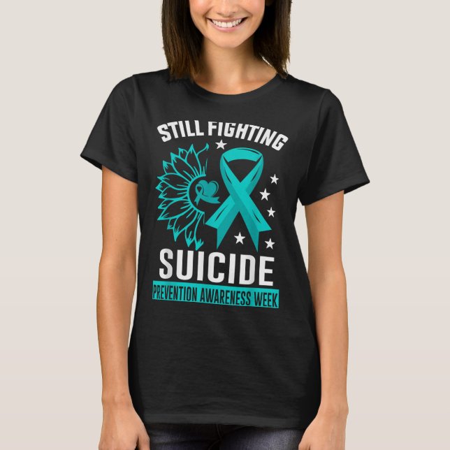 T-shirt Still Fighting Suicide Prevention Awareness Purple (Devant)