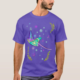 T-shirt Stingray coloré
