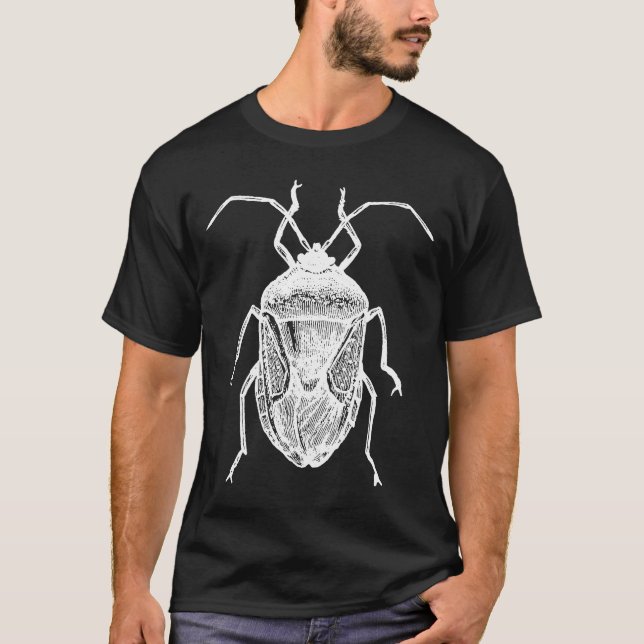T-shirt Stink Bug Beetle Et Halyomorpha Halys (Devant)