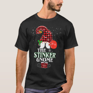 T-shirt Stinker Gnome Buffalo Plaid Matching Family Christ