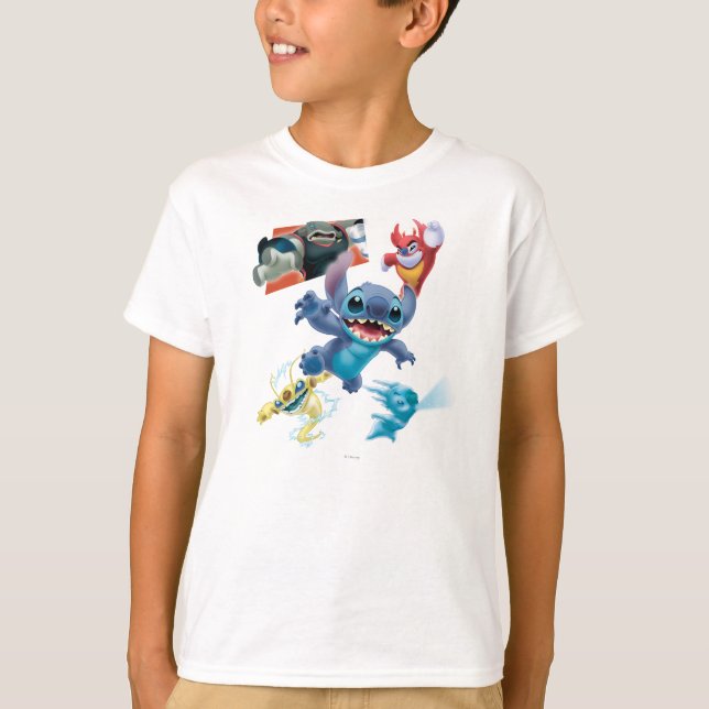 T-shirt Stitch et ses amis (Devant)