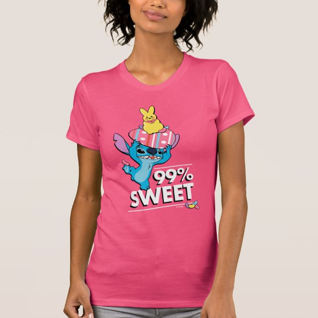T-shirt Stitch| Pâques - 99% de sucré (Devant)