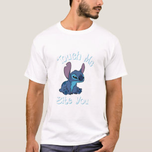 T-shirt Stitch Touch Me and I Will Bite You Funny for Fans