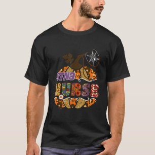 T-shirt STNA Nurse Stethoscope Infirmière Halloween Citrou