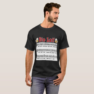 T-shirt Sto Lat ! Chanson Avec Beer Mugs