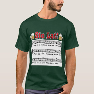 T-shirt Sto Lat ! Chanson Avec Beer Mugs