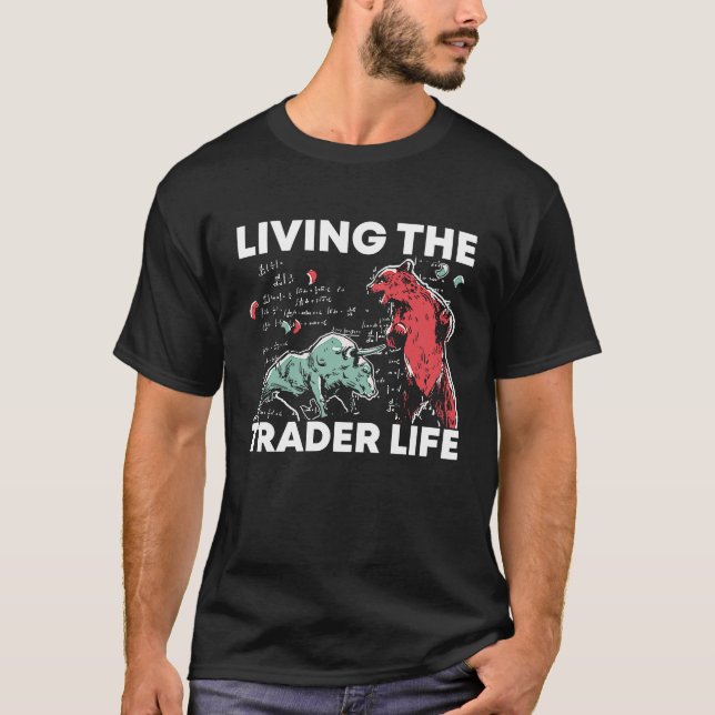 T-shirt Stock Market Capitalism Day Trader Trading Capital (Devant)