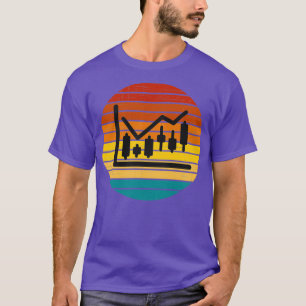 T-shirt Stock Market Trader Investissement Banquier Retro