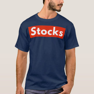 T-shirt Stock Red Bar Stock Jour Trader Forex Investisseur