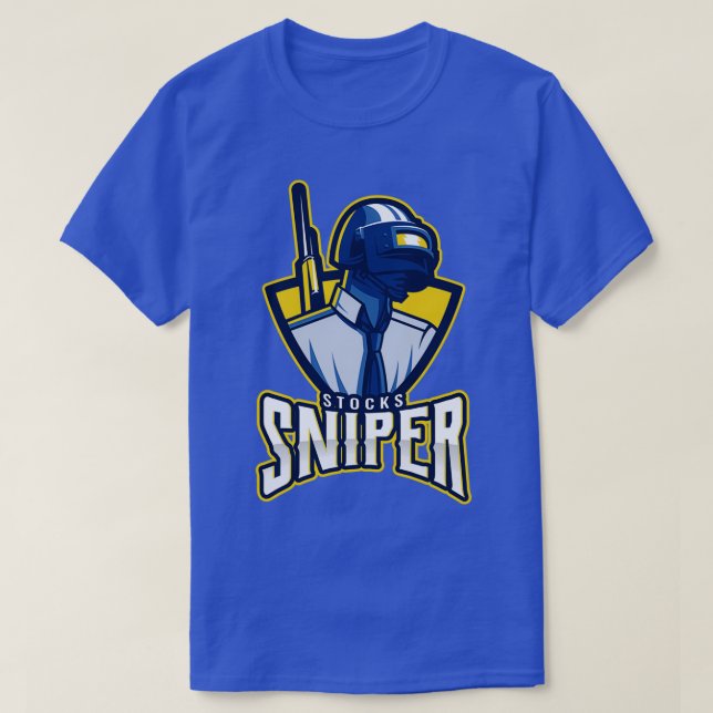 T-shirt Stock Sniper Daytrader Design (Design devant)