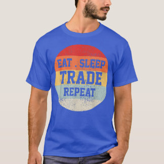 T-shirt Stock Trader Trading Retro Vintage Funny Cadeau