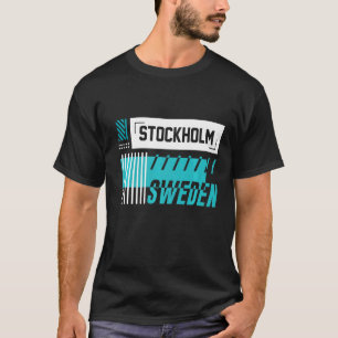 T-shirt Stockholm Suède Travel City Tourisme