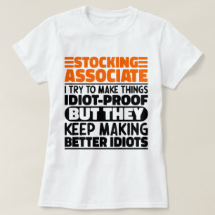T-shirt Stocking Associé J'Essaie De Rendre Les Choses Drô