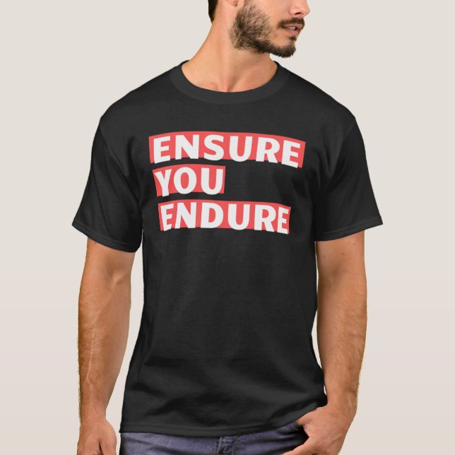 T-shirt Stoic Assurez-vous de continuer à dire pour stoïqu (Devant)