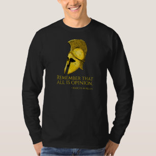 T-shirt Stoic Citation Tout Est Opinion Marcus Aurelius Ph