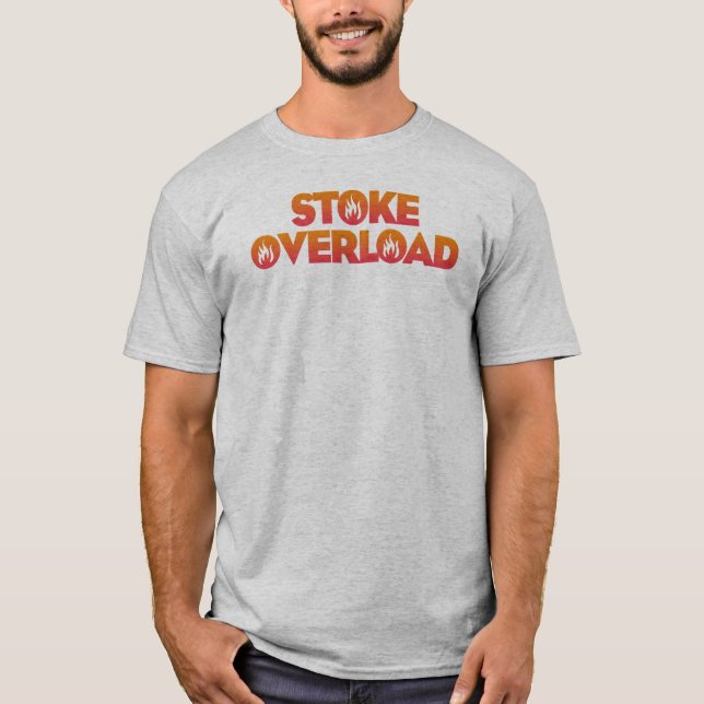 T-shirt Stoke Overload Flames (Devant)