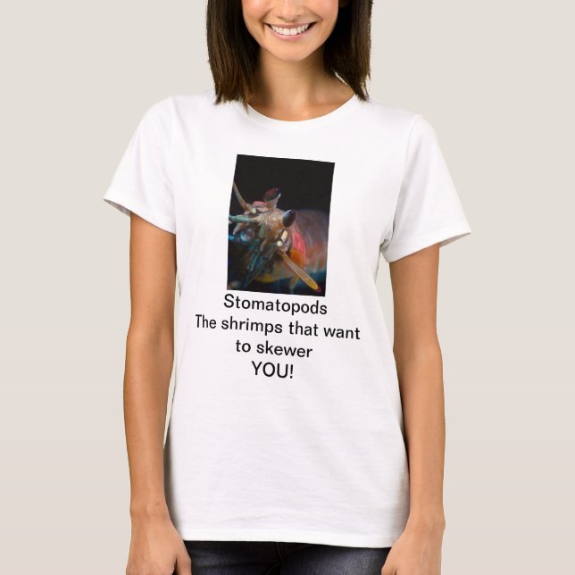T-shirt Stomatopod (crevette de mante) (Devant)
