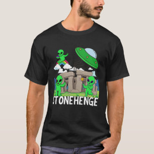 T-shirt Stonehenge Angleterre Souvenir Aliens & Sauce vola