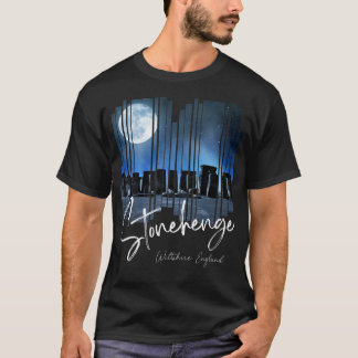 T-shirt Stonehenge Angleterre SouvenirStonehenge À La Nuit