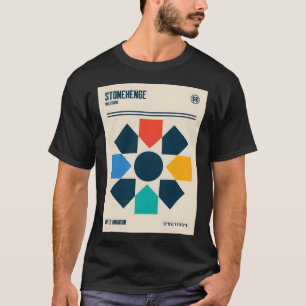 T-shirt Stonehenge Retro Travel Art