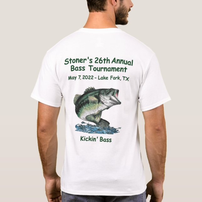 T-shirt Stoner's 26th Annual Bass Tourney (Dos)
