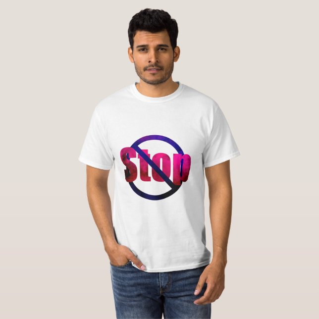T-shirt Stop (Devant entier)
