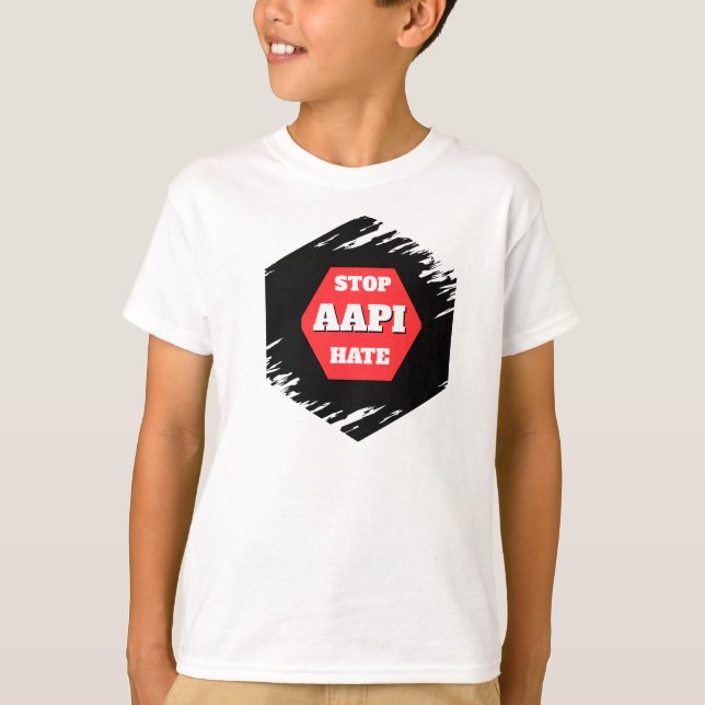 T-shirt Stop AAPI Hate  (Devant)