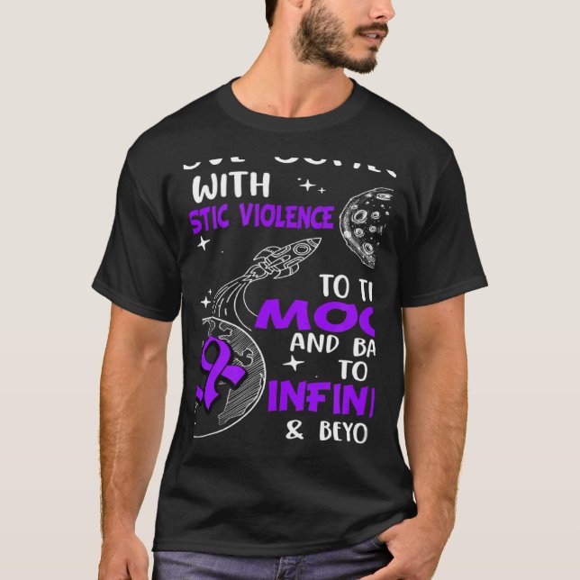T-shirt Stop Domestic Violence Domestic Violence Awareness (Devant)