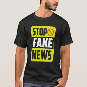 T-shirt Stop Fake News Presse Liberté Droits Journalisme J