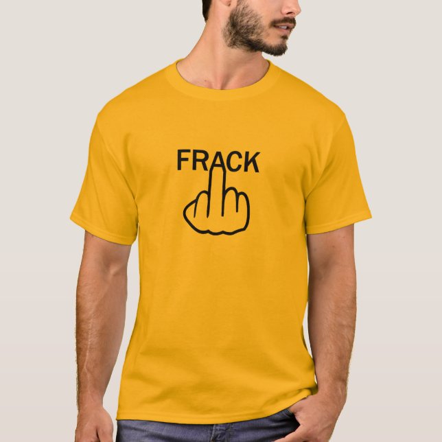 T-Shirt Stop Fracking (Devant)