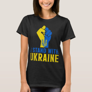 T-shirt Stopper Avec L'Ukraine Aimer Soutenir Ukraine Homm