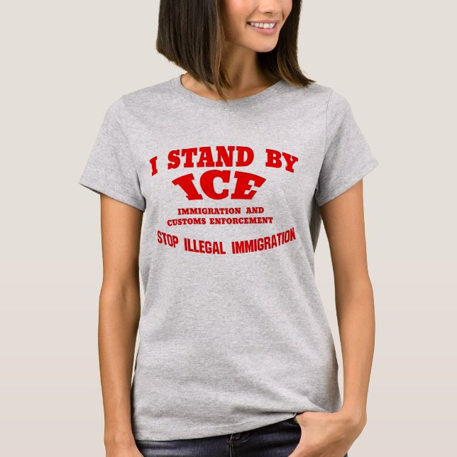 T-shirt Stopper Par La Glace Arrêter Les Chemises De L'Imm (Devant)