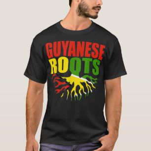 T-shirt Storecastle Guyanese Roots Guyana Pride Drapeau Ca
